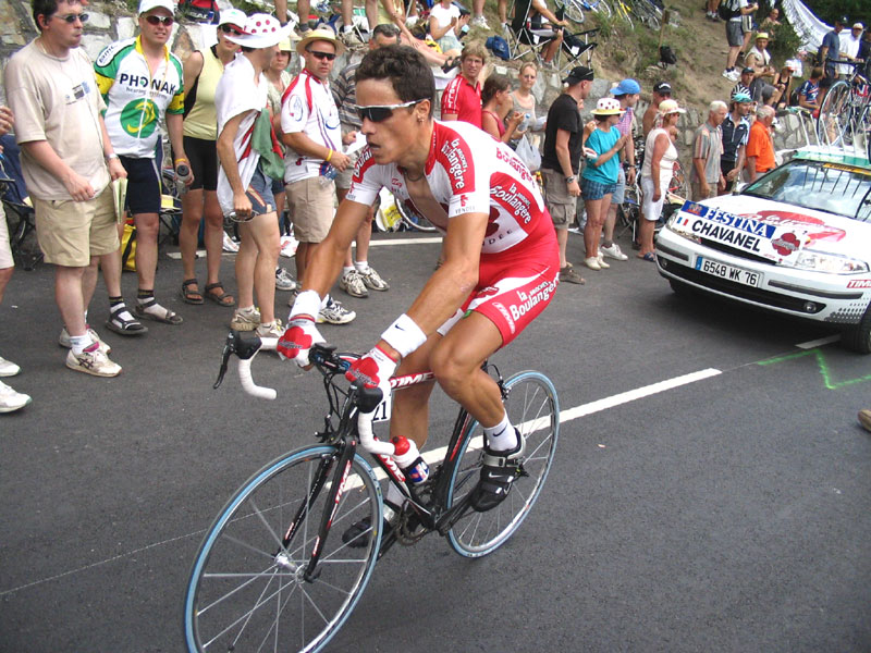 16h24 - Sylvain Chavanel, La Boulangère (Tour de France à l'Alpe d'Huez (2004 - CLMI))