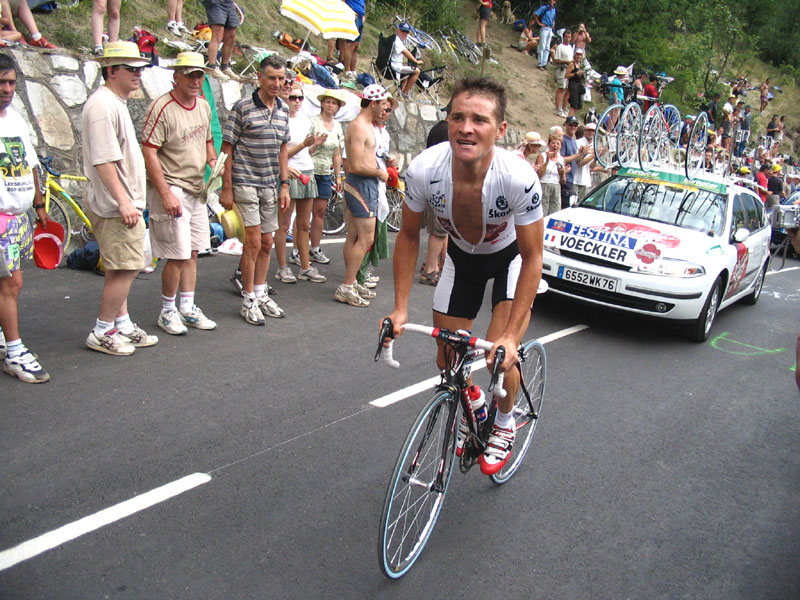 16h56 - Thomas Voeckler, La Boulangère (Tour de France à l'Alpe d'Huez (2004 - CLMI))