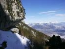 Descente sous les Rochers de Belles Ombres (Col de l'Alpe)