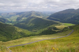 Route du Pas de Peyrol depuis le Puy Mary