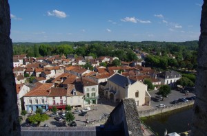 Village de Brantôme depuis le clocher