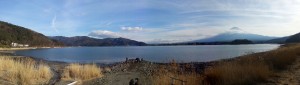 Panoramique - Lac Kawaguchi et Fuji San