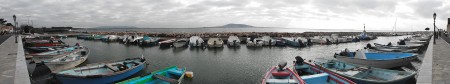 Panoramique port de pêche - Mèze