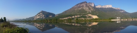 Panoramique Vercors depuis l'Isère